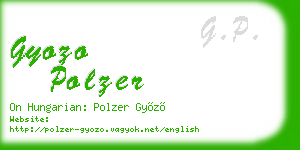 gyozo polzer business card